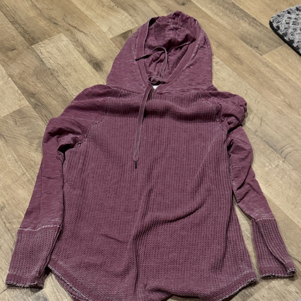Women's Mauve Hooded Top